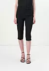 ONLY ONLGITTA LIFE CAPRI - Hlače - black - 36,50 eura
