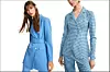 Dugi plavi sako Stradivarius, 279,90 kn; sako gingham uzorka Zara;