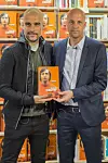 Pep Guardiola i Jordi Cruyff na promociji engleskog prijevoda biografije 'Johan Cruyff: My Turn'