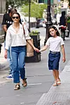 Keri Russell s kćerkom Willom u New Yorku 2019.