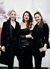 Paula Faber, Lidija Dropulja i Klara Rogalo Gatarić