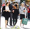 EXCLUSIVE: Angelina Jolie takes daughters Zahara and Shiloh for last minute Christmas shopping at The Grove mall. They stopped at Barnes and Noble and purchased some books. They also stopped at the Original Farmers Market and purchased Starbucks hot chocolate. **SPECIAL INSTRUCTIONS*** Please pixelate children's faces before publication.**. 22 Dec 2019, Image: 489460861, License: Rights-managed, Restrictions: World Rights, Model Release: no, Credit line: ROMA / MEGA / Mega Agency / Profimedia