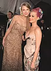 LOS ANGELES, CA - NOVEMBER 20: Taylor Swift and Katy Perry arrive at the 2011 American Music Awards at the Nokia Theatre L.A. LIVE on November 20, 2011 in Los Angeles, California. (Photo by Jeff Kravitz/AMA2011/FilmMagic)