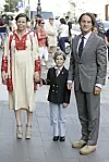Princeza Kalina 2016. sa suprugom i sinom