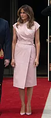 First lady Melania Trump awaits the arrival of King Abdullah II bin Al-Hussein and Queen Rania Al Abdullah of the Hashemite Kingdom of Jordan to the White House in Washington, DC on Monday, June 25, 2018., Image: 376034189, License: Rights-managed, Restrictions: , Model Release: no, Credit line: Ron Sachs / ADMedia / Profimedia