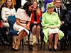 CHESTER, ENGLAND - JUNE 14: Queen Elizabeth II and Meghan, Duchess of Sussex visit the Storyhouse to Chester Town Hall on June 14, 2018 in Chester, England. Meghan Markle married Prince Harry last month to become The Duchess of Sussex and this is her first engagement with the Queen. During the visit the pair will open a road bridge in Widnes and visit The Storyhouse and Town Hall in Chester. (Photo by Phil Noble - WPA Pool/Getty Images)