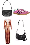 1. Diesel 1DR torba 2. Adidas x Gucci Gazelle tenisice 3. Jean Paul Gaultier x Lotta Volkova ‘naked‘ haljina 5. Balenciaga Le Cagole torba
