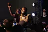 EXCLUSIVE: Kanye West wears a security vest and has 2020 shaved in his head as he rants and raves at his first campaign rally in South Carolina. 19 Jul 2020,Image: 545038944, License: Rights-managed, Restrictions: World Rights, Model Release: no, Credit line: MEGA / The Mega Agency / Profimedia
