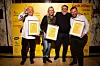 Dobitnici nagrade najbolji restorani 2020.: restoran Laganini - chef Hrvoje Zirojević, restoran Monte - chef i vlasnici Danijel Đekić i supruga Tijtske Đekić Brusse i restoran Pelegrini - chef Rudolf Stefan.