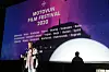 Motovun, 300720. Unatoc korona pandemiji otvorenje ovogodisnjeg putujuceg Motovun film festivala dogodilo se u samom srcu svih festivalskih zbivanja, u motovunskom kinu Trg. Cast otvorenja pripao je dugogodisnjem djelatniku festivala Danilu Serbedziji s njegvim filmom Tereza37. Festival se nastavlja sutra po razlicitim gradovima prvo po Istri a zatim i po nekim gradovima Hrvatske. Na fotografiji: igor Mirkovic, direktor festivala. Foto: Goran Sebelic / CROPIX