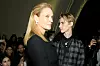 PARIS, FRANCE - JANUARY 20: Uma Thurman and her son Levon Roan Thurman-Hawke attends the Dior Haute Couture Spring/Summer 2020 show as part of Paris Fashion Week on January 20, 2020 in Paris, France. (Photo by Pascal Le Segretain/Getty Images)