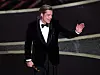 HOLLYWOOD, CALIFORNIA - FEBRUARY 09: Brad Pitt accepts the Actor in a Supporting Role award for 'Once Upon a Time...in Hollywood' onstage during the 92nd Annual Academy Awards at Dolby Theatre on February 09, 2020 in Hollywood, California. (Photo by Kevin Winter/Getty Images)