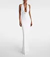 Norma Kamali Halterneck draped gown - 450 eura