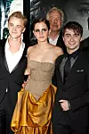 Tom Felton, Emma Watson and Daniel Radcliffe