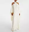 Taller Marmo Feather-trimmed off-shoulder gown - prije 1350 eura, sada 945 eura