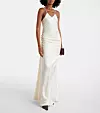 Victoria Beckham Draped crêpe satin slip dress - prije 1350 eura, sada 945 eura