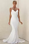 Aurelie ivory draped back bridal gown - limited edition - 721 eura
