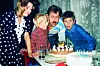 Obitelj na okupu na proslavi četvrtog rođendana mlađeg sina 1992.