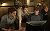 Andrew Garfield, Joseph Mazzello i Jesse Eisenberg u sceni filma iz 2010.