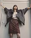 Bomber kožna jakna Saint Laurent