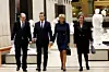 Laurence des Cars i Emmanuel Macron u Muzeju d'Orsay
