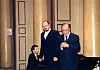 S opernom ikonom Leom Nuccijem 2004. u Milanu