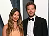 Mandatory Credit: Photo by David Fisher/Shutterstock (12868874ou) Amelia Warner and Jamie Dornan Vanity Fair Oscar Party, Arrivals, Los Angeles, USA - 27 Mar 2022