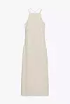 Midi haljina od lana s heklanim detaljima 39,95 eura, Zara