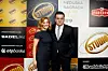 Zagreb, 020219. HRT, studio Anton Marti. Svecana dodjela medijskih nagrada Zlatni Studio 2019. Najstariji hrvatski televizijski tjednik Studio dodjeljuje nagrade najboljima na televiziji, filmu, radiju, glazbi i u kazalistu. Na fotografiji: Ivana Brkic, Andrija Jarak. Foto: Tomislav Kristo / CROPIX