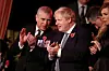 LONDON, ENGLAND - NOVEMBER 09: Prince Andrew, Duke of York and Prime Minister, Boris Johnson attend the annual Royal British Legion Festival of Remembrance at the Royal Albert Hall on November 09, 2019 in London, England. (Photo by Chris Jackson/- WPA Pool/Getty Images)