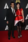 Zooey Deschanel i Jacob Pechenik na dodjeli nagrada AMPAS u Los Angelesu 2015.