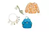 Ted Baker bluza - 112,42€ (847,03 kn)/ Patrizia Pepe narukvica - 52,43€ (395,03 kn)/ Benetton ruksak - 53,75€ (404,98 kn)/ Aldo sandale – 51,10€ (385,01 kn)