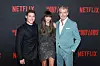 Pierce Brosnan i kolege iz novog filma Adam DeVine i Nina Dobrev