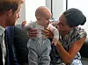 Obitelj kada je Archie Harrison imao četiri i pol mjeseca