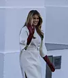 Melania Trump dočekuje drvce