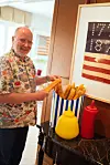 U američkoj rezidencij sve je puno nacionalnih simbola ove zemlje.