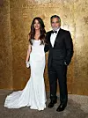 Amal i George Clooney 2023. na svečanoj večeri Clooneyjeve zaklade