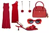 Maksi haljina od pamuka i poliestera 35,95 € ZARA/ Midi haljina od pamučnog pletiva 25,95 € ZARA/ Naušnice od metala i stakla 12,95 € ZARA/ Torba Fabi 165 € KARLA/ Sunčane naočale širokih okvira 270 € LOEWE/ Satenske polusandale Loriblu 450 € KARLA