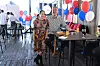 Zagreb, 050720. RougeMarin. Pracenje rezultata parlamentarnih izbora 2020. godine u stozeru stranke Most. Na fotografiji: Marija Selak Raspudic, Nino Raspudic. Foto: Damir Krajac / CROPIX