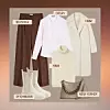 Hlače, Bershka, 179,90 kn; Čizme Catwalk, Deichmann, 339 kn; Košulja, Orsay, 119,90 kn; Prsluk, H&M, 179 kn; Kaput, H&M, 449 kn; Torbica, New Yorker, 119 kn