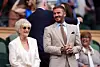Sandra Beckham već je ranije nosila Victorijine dizajne - bijelo odijelo imala je na Wimbledonu