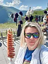 Tamara Krajač u planinskom mjestašcu Gudauri, zimi poznatom skijalištu