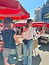Nathalie Reyes na sajmu antikviteta na zagrebačkom Britancu
