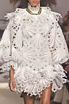 NEW YORK, NEW YORK - SEPTEMBER 09: A model, fashion detail, walk the runway at the Zimmermann Ready to Wear Spring/Summer 2020 fashion show during New York Fashion Week on September 09, 2019 in New York City. (Photo by Peter White/WireImage)
