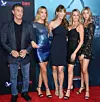 Sylvester Stallone, Jennifer Flavin i njihove kćeri Sistine Rose, Sophia Rose i Scarlet Rose Stallone