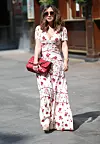 London, UNITED KINGDOM - Singer Myleene Klass looks super chic while leaving the Smooth Radio Studios in London wearing a busty floral dress. *UK Clients - Pictures Containing Children Please Pixelate Face Prior To Publication*, Image: 514981975, License: Rights-managed, Restrictions: , Model Release: no, Credit line: BACKGRID / Backgrid UK / Profimedia