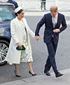 Poput Jackie O., sva u bijelom, s tokicom na glavi, Meghan je osvojila modnu kritiku na misi održanoj za proslavu Zajednice naroda