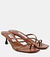 JImmy Choo Etana sandale s kitten potpeticom (695 eura)