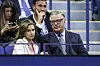 NEW YORK, NEW YORK - AUGUST 26: Hilaria and Alec Baldwin attend the Women's Singles first round match between Maria Sharapova of Russia and Serena Williams of the United States during day one of the 2019 US Open at the USTA Billie Jean King National Tennis Center on August 26, 2019 in the Flushing neighborhood of the Queens borough of New York City. (Photo by Matthew Stockman/Getty Images)