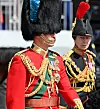 Mandatory Credit: Photo by Anthony Harvey/Shutterstock (12969212s) Prince William and Princess Anne Trooping The Colour - The Queen's Birthday Parade, London, UK - 02 Jun 2022 The Queen, attends celebration marking her official birthday, during which she inspects troops from the Household Division as they march in Whitehall, before watching a fly-past from the balcony at Buckingham Palace. This year's event also marks The Queen's Platinum Jubilee and kicks off an extended bank holiday to celebrate the milestone.